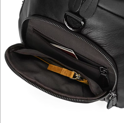 Leather Travel Weekender Bag