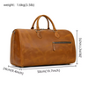 Leather Travel Business Duffle Bag