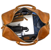 Leather Travel Business Duffle Bag