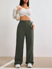 Wide-Leg High Waist Tailored Trousers