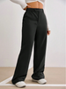 Wide-Leg High Waist Tailored Trousers