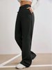 Wide-Leg High Waist Tailored Trousers