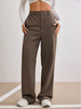 Wide-Leg High Waist Tailored Trousers