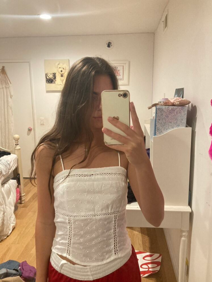 lace camisoles for women white embroidered