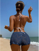 crochet shorts women beach summer