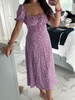 Women split thigh dress for summers beach outfit