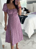 Women split thigh dress for summers beach outfit