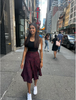 Split Thigh Skirt Vacation Beach Outfits