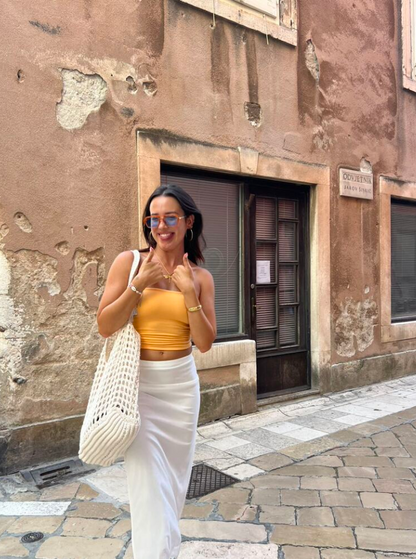 large crochet shopper bag