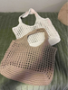 large crochet shopper bag