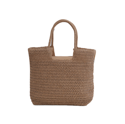 woven large straw bags beach summers holiday