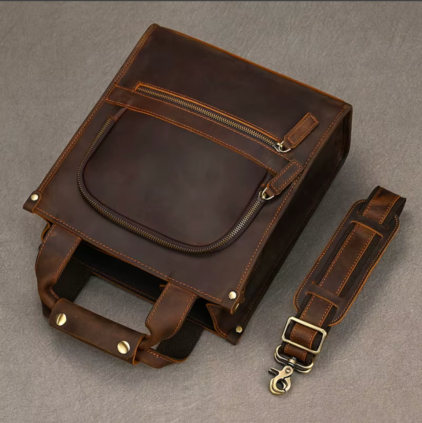 Genuine Leather Bag For Men Crossbody Bag