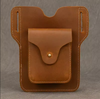 Brown Genuine Leather Belt Pouch