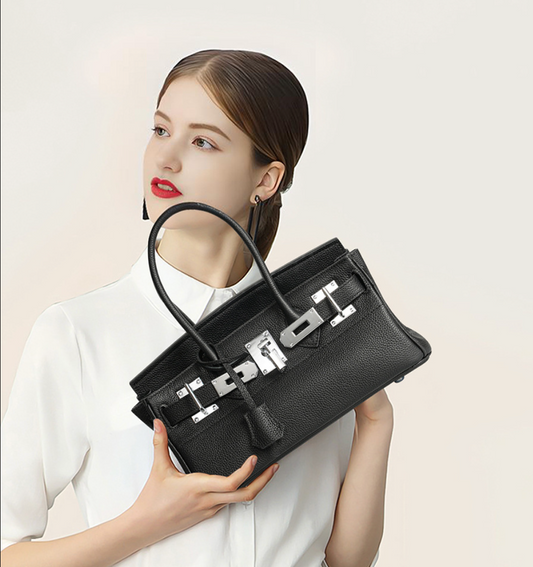 women's genuine leather work handbags