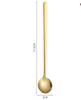 Stainless Steel Round Spoon Coffee Stirring