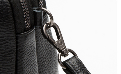 Genuine Leather Mini Crossbody Bag for Women