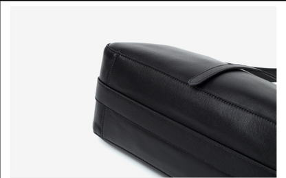Genuine Leather Crossbody Messenger Bag for Men