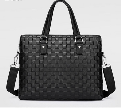 Genuine Leather Briefcase Bag Office Causal