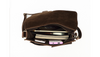 Real Leather Laptop Messenger Bag
