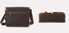 Real Leather Laptop Messenger Bag