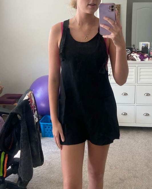 Women's Summer Overall Knot Strap Romper