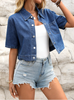 Women’s Casual Crop Denim Jacket
