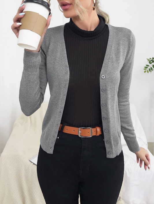 Cashmere Cardigan Women's Lightweight Sweater