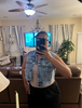 denim jeans cropped top women