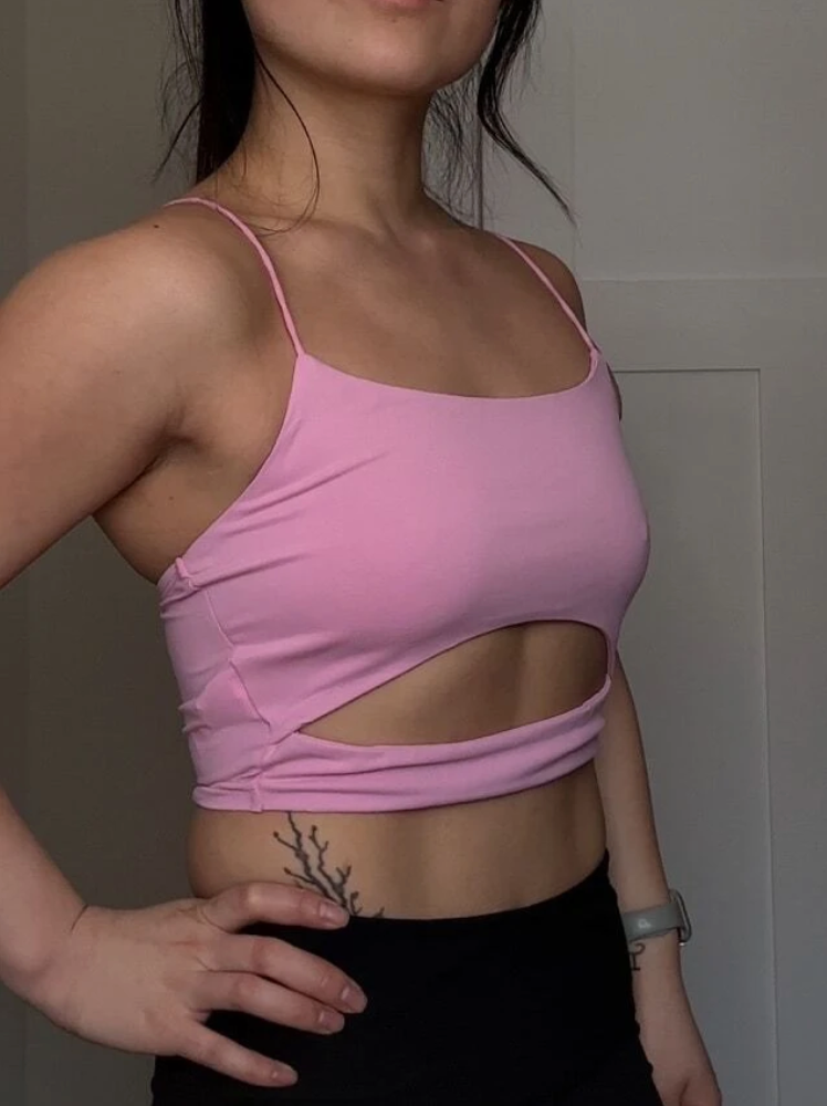 cami hallow tank top for women