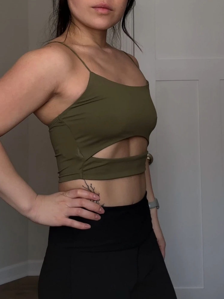 cami hallow tank top for women