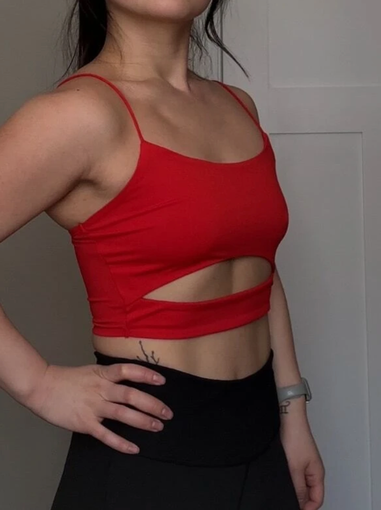 cami hallow tank top for women
