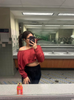 Women's Long Sleeve Casual Blouse Crop Top