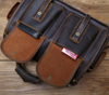 Vintage Leather Briefcase Men's Cowhide Bag