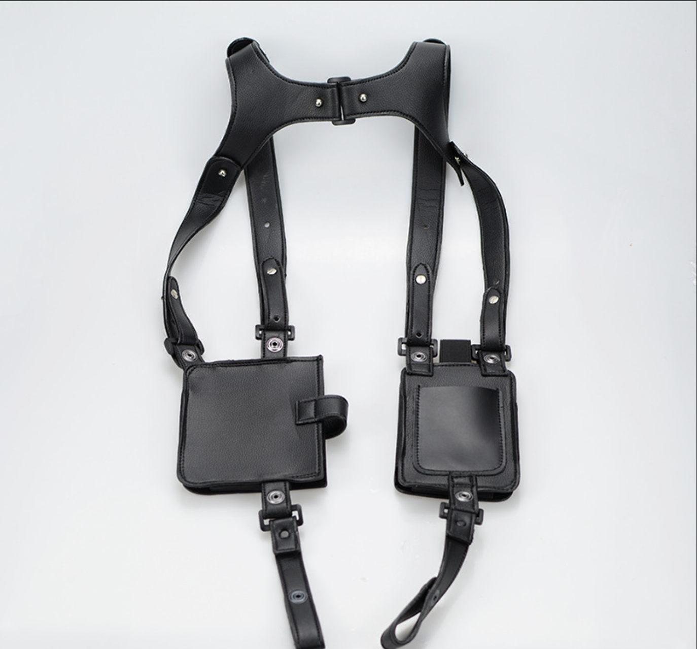 Leather Underarm Holster Wallet Mobile Phone Bag for Shoulder