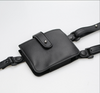Leather Underarm Holster Wallet Mobile Phone Bag for Shoulder