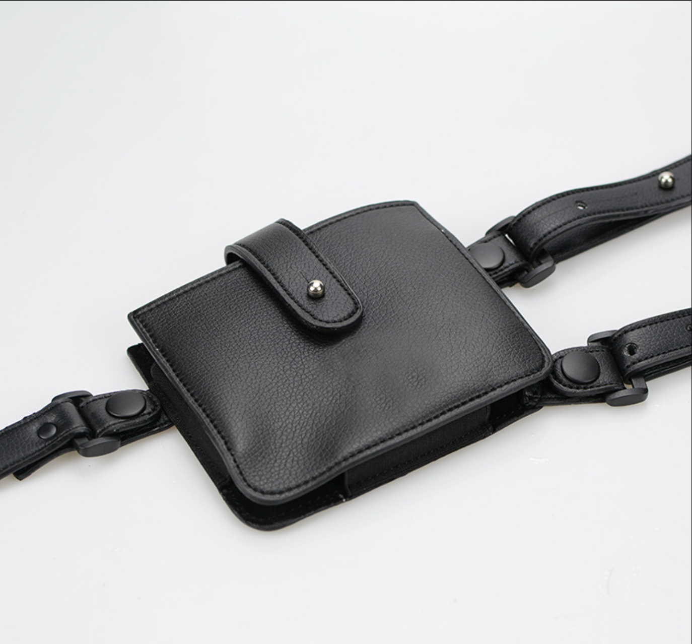 Leather Underarm Holster Wallet Mobile Phone Bag for Shoulder
