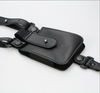 Leather Underarm Holster Wallet Mobile Phone Bag for Shoulder