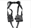 Leather Underarm Holster Wallet Mobile Phone Bag for Shoulder