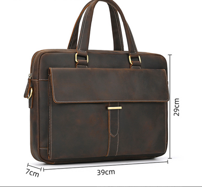 Men Leather Office Bags Sale Travel Briefcase