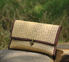 Woven Rattan Clutch Bag for Summer Outfits