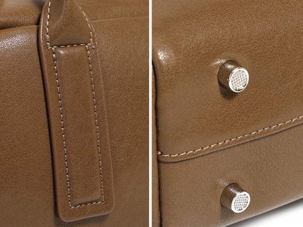 Genuine Leather Shoulder Bag for Women With Top Handle