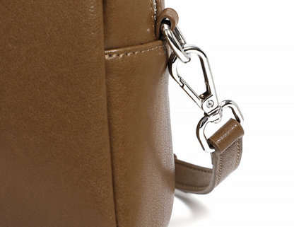Genuine Leather Shoulder Bag for Women With Top Handle