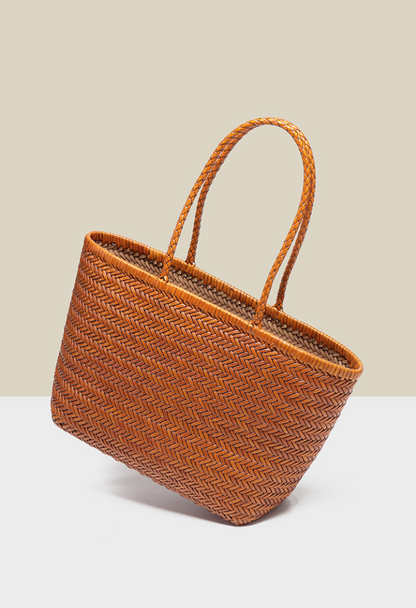 Women's Cowhide Leather Shoulder Tote Bag