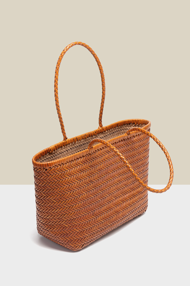 Women's Cowhide Leather Shoulder Tote Bag