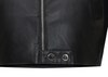 Cropped Faux Leather Biker Jacket for Women Moto Style