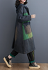 Hooded Oversized Denim Trench Coat for Women