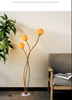 Modern Boho Bamboo Floor Lamp Handmade Rattan