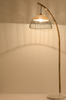 Modern Boho Bamboo Floor Lamp Handmade Rattan