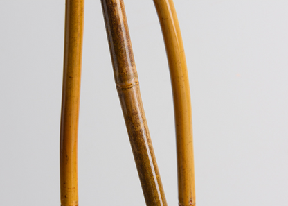 Modern Boho Bamboo Floor Lamp Handmade Rattan