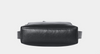 Men’s Black Leather Crossbody Messenger Chest Bag